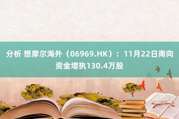 分析 想摩尔海外（06969.HK）：11月22日南向资金增执130.4万股