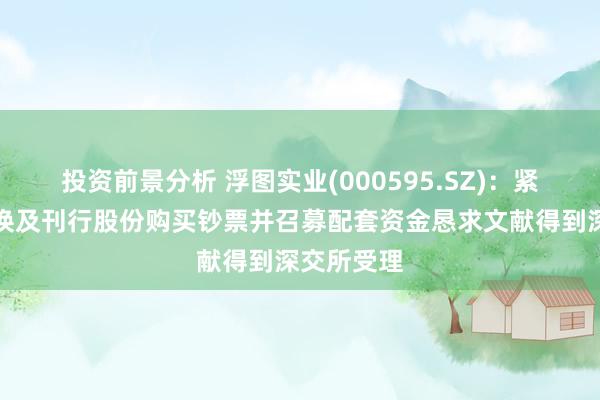 投资前景分析 浮图实业(000595.SZ)：紧要钞票置换及刊行股份购买钞票并召募配套资金恳求文献得到深交所受理