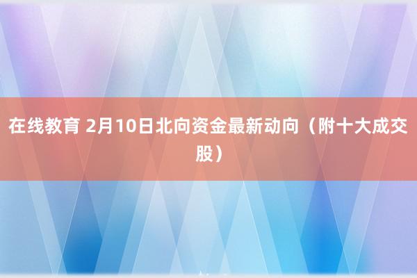 在线教育 2月10日北向资金最新动向（附十大成交股）